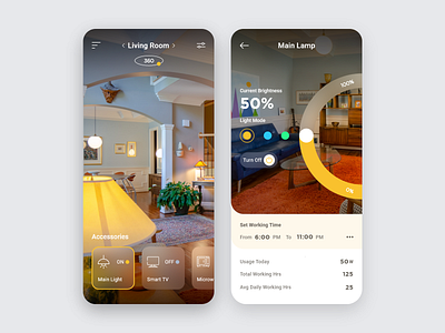 Smart Home app app design mockup smarthome trends ui uiux uiuxdesign uiuxtrends ux