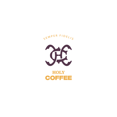 Holy Coffee branding design handlettering handmade type handmadefont illustration lettering retro type typography