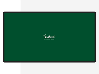 Santero agency animation company corporate interior landing motion ui website