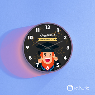 Graduation Gift animation art artwork character clock congratulation designer flat design graduation graphic design illustration illustrator ui design ui ux vector