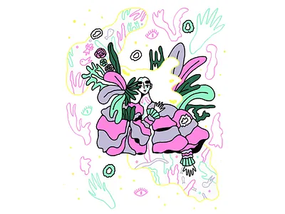 The Tower abstract art character character design design drawing illustration line art