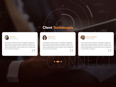 Daily UI - Day 101 - Client Testimonials challenge testimonials uidesign ux