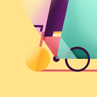 Bicycle Illustration design illutstration procreate procreateapp procreatepocket