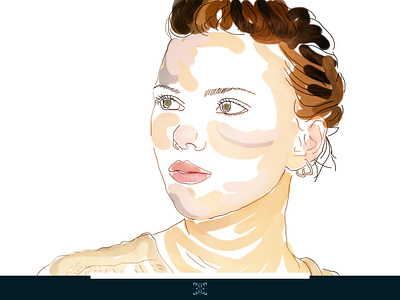 Portrait Practice_ Scarlett Johansson_19 illustration