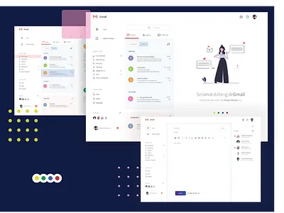 Redesign GMAIL app design design art designer flat gmail identity illustration ilustrator ui ui ux design ui design ui. ux uidesign ux ux design web webdesign website