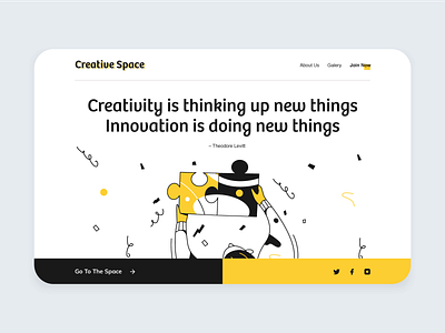 Creative Space Above The Fold creative design ui user experience user interface ux web design website website design yusufmatra