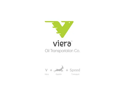 Viera Oil Transportation Logo branding design flat gazelle illustration iran logo motion oil saalehii speed tehran transportation typography صالحی