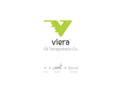 Viera Oil Transportation Logo branding design flat gazelle illustration iran logo motion oil saalehii speed tehran transportation typography صالحی