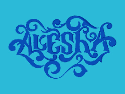 alesha scraft typogaphy