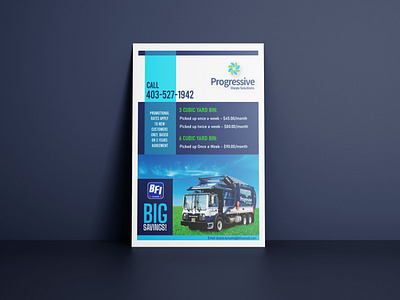 Flyer design - Waste Mgt. bfi big savings flyer design template marketing marketing campaign pardesign parinfotech promotional material waste waste management waste solution