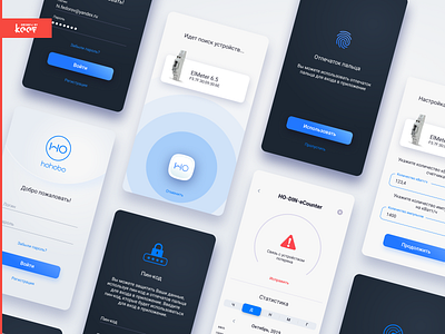 HOHOBO ✨ app agency branding design flat hohobo keef logo ui ux vector