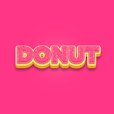 Donut Logotype calligraphy lettering lettering logo logotype logotype design typography