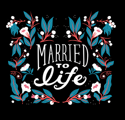 Married to Life animation art artist blue comic design icon illustration illustrator vector