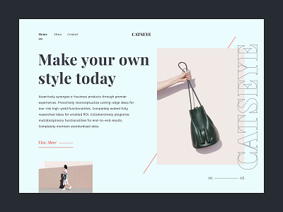 Brand Landingpage bag brand color concept daily design design homepage landing landing page landing page design minimal ui ui ux ui design uidesign web web design website website design