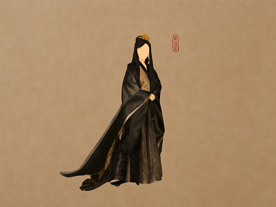 庆余年人物： 长公主 character hand painted illustration tv characters