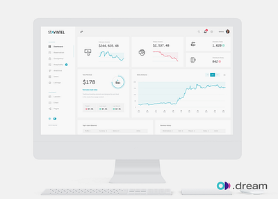 STAYINTEL admin panel app dashboard design flat illustration ui ux