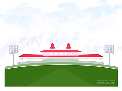 Cricket Stadium vector illustration design cricket design art graphicdesign stadium uidesign vectorart