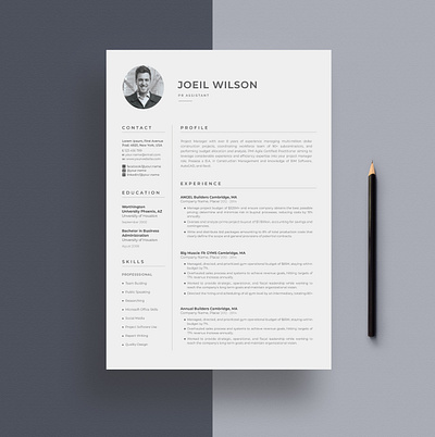 Word Resume & Cover Letter Template clean resume cover cover design creative resume curriculum vitae cv template download free minimal resume modern modern resume professional resume resume template template