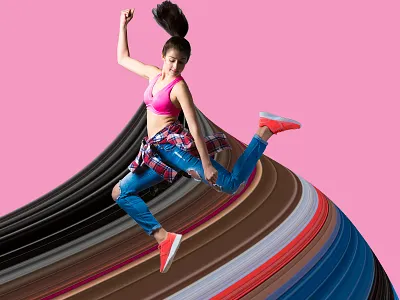 Hip Hop Girl abstract artwork color palette colorful creative dance dancer dancing girl girl character girls girly hustle hustler illustration inspiration outfit rainy sports vector