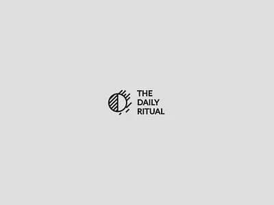 Logo Design The Daily Ritual geometric logo logo logo design