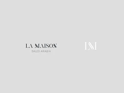 Logo design La Maison fashion brand fashion logo logo logo design
