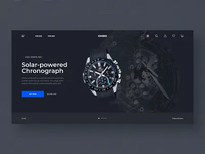 Casio Website Concept clean concept design ecommerce figma minimal minimalistic ui uidesign ux web webdesign