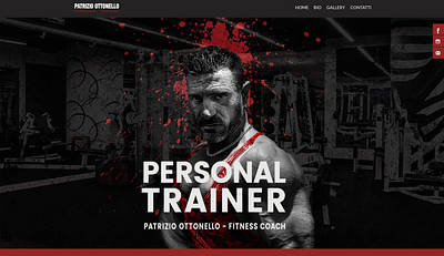 Website for Bodybuilder and Personal Trainer bodybuilder gym personal trainer slider web design website wordpress