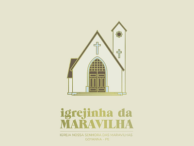 Igrejinha da Maravilha church church branding church design church logo icon illustration illustrator logo