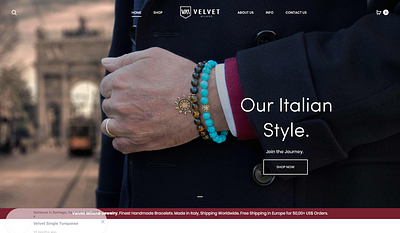 Website and Product Photography for Velvet Milano Fashion Brand brand branding design fashion style website wordpress