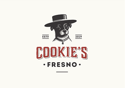 Cookie s Fresno bolero character chili cookies cuisine dog food fresno illustration jalapeño logo mexico paprika pepper portrait rat cha restaurant retro sauce vintage