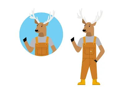 Small Business Illustrations business car character art design drawing graphic design icon illustration plants presentation stag vector