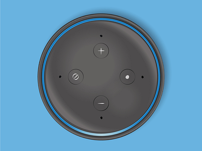 Amazon Echo Dot Illustration