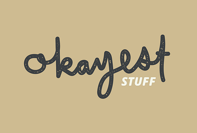 Okayest Stuff Logo brand design logo