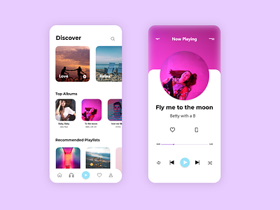 Music Player daily ui dailyui mobile ui music music player