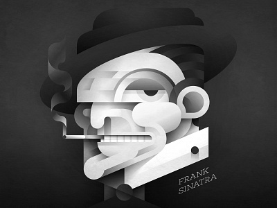 the chairman on the board... 2019 blackandwhite cuba design graphicdesign illustration inspiration music sinatra vector