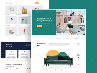 E-Commerce Website Concept branding clean design ecommerce exploration figma fresh green illustration landing page research ui uiux user strategy ux website