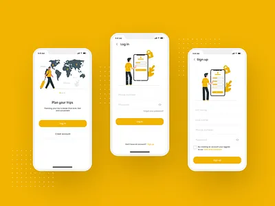 WeeklyUI #01: Sign In / Sign Up Screens Design app design challenges creative mobile app