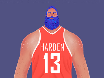 Sports stars bearded man boys design flat illustrations illustration profile photo