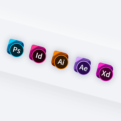 Adobe Creative Suite Logo App Redesign adobe adobe redesign adobexd aftereffects branding daily 100 dailyui design flat icon illustration illustrator logo photoshop redesign typography ui ux vector