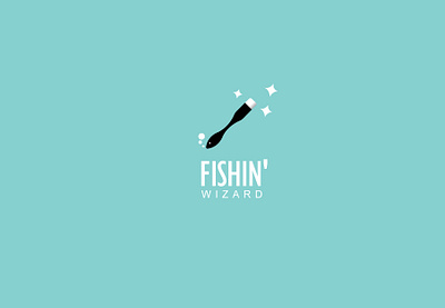 Magic Fish logo branding design fish icon illustration logo magic magician vector wizard