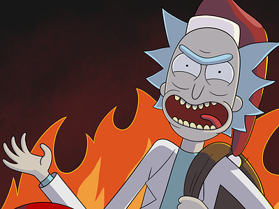 Rick and Morty: Merry Rickmas! adult swim christmas fan art rick and morty rick sanchez