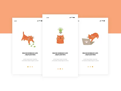 Day 023: Onboarding app dailyui design ui ux
