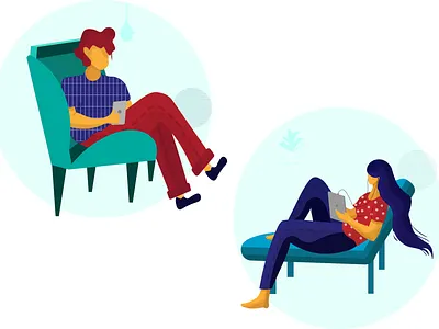 Talking to your dear one branding datingapp design flat flat art illustration minimal online phone talking ui vector