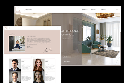 Interior Design Website clean design interface interior interior design modern ui ux web website white