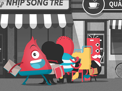 Little monsters in HCMC 2d animation animation cartoon character animation moho