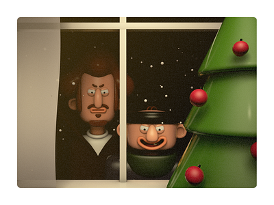 Home Alone 3d c4d character christmas cinema4d homealone illustration illustrator render