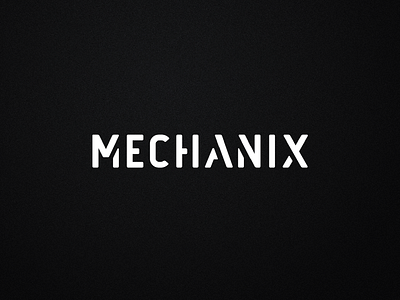 Mechanix logotype branding creative direction fitness facility logo design visual identity