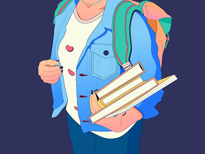 Have a class book design illustration