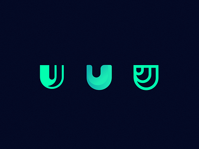 U logos 3d adobe adobe illustrator design green icon illustration lines logo logos typography