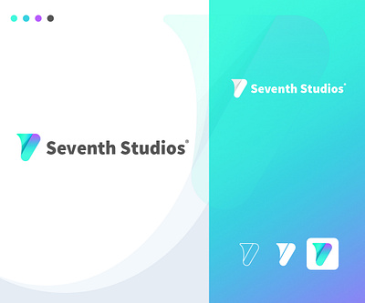 Seventh Studios Brand Identity brand identity branding cyberxdigital fiverr logo logodesign seventhstudios